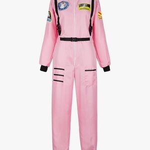 Astronaut Pink Jumpsuit Costume